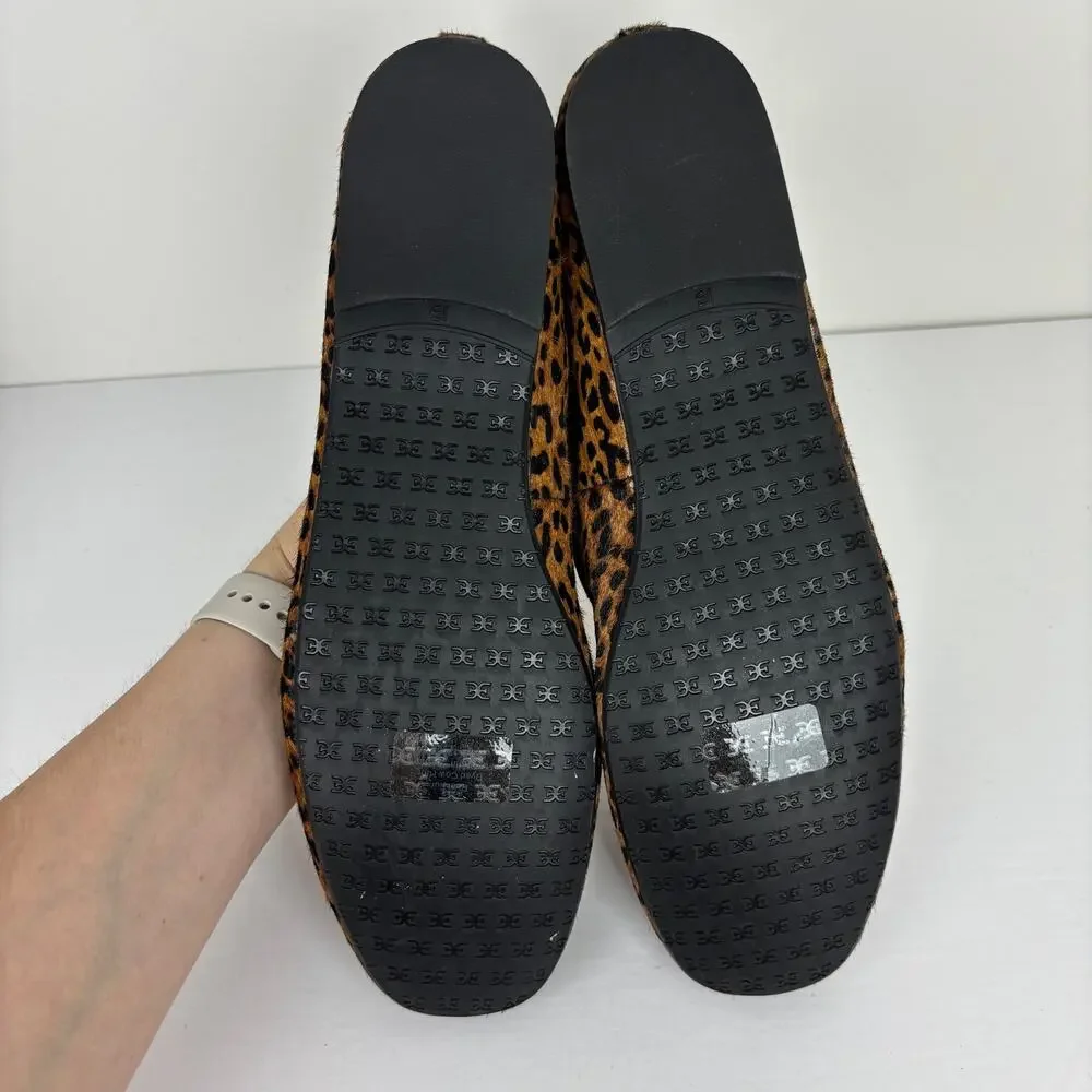 Sam Edelman Alie Ballet Flats 13M calf hair leopard cheetah animal